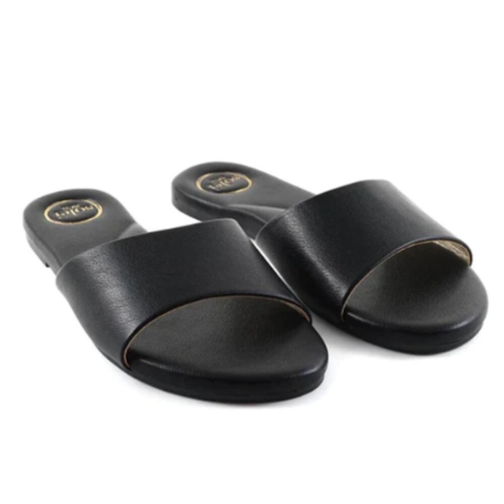 Solei Sea Jolie Slide Sandals – Black, Size 9